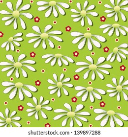 Abstract vector illustration of floral