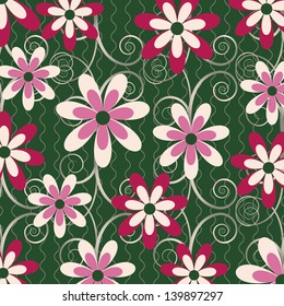 abstract vector illustration of floral