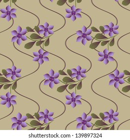 abstract vector illustration of floral