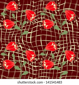 abstract vector illustration of floral
