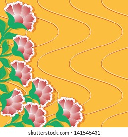abstract vector illustration of floral
