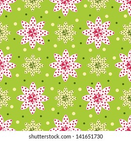 Abstract vector illustration of floral