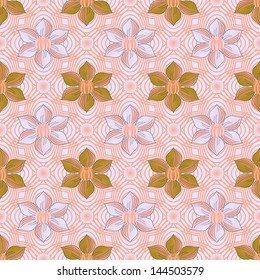 Abstract vector illustration of floral