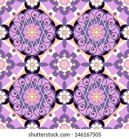 Abstract vector illustration of floral