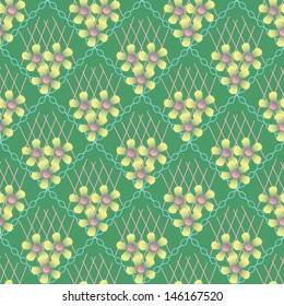Abstract vector illustration of floral