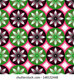 Abstract vector illustration of floral