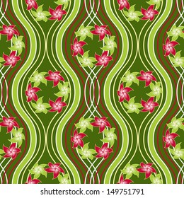 Abstract vector illustration of floral