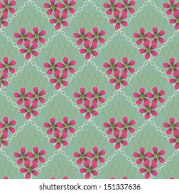 Abstract vector illustration of floral