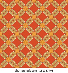 Abstract vector illustration of floral