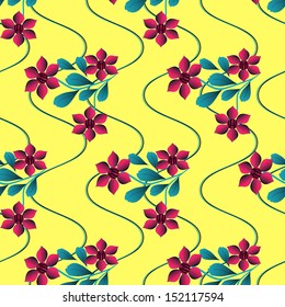 abstract vector illustration of floral 