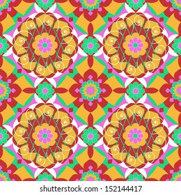 Abstract vector illustration of floral