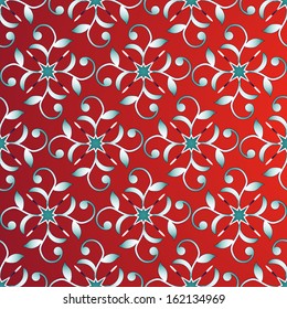 Abstract vector illustration of floral