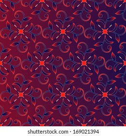 Abstract vector illustration of floral