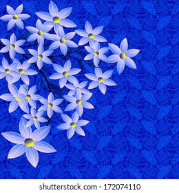abstract vector illustration of floral