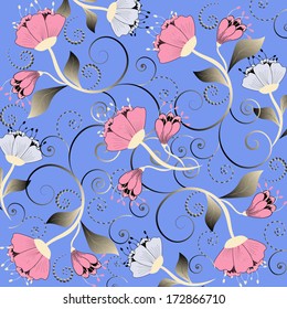 abstract vector illustration of floral