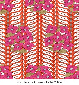 abstract vector illustration of floral