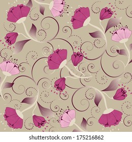 abstract vector illustration of floral