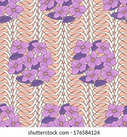 abstract vector illustration of floral