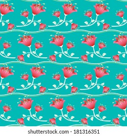 abstract vector illustration of floral