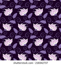 abstract vector illustration floral background
