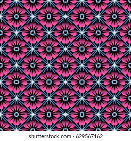 Abstract vector illustration of floral background