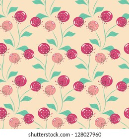 abstract vector illustration of floral seamless