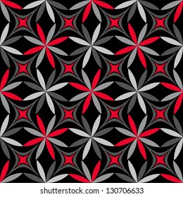abstract vector illustration of floral seamless