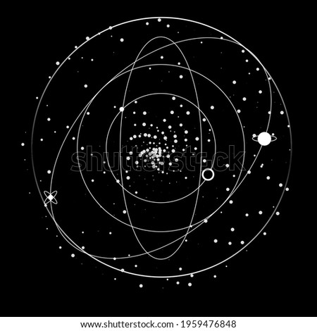 Similar – Mars in the summer night sky