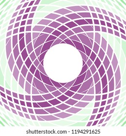 Abstract Vector illustration. Geometric curve elements.