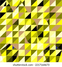 Abstrakte geometrische Formen der Vektorgrafik Nahtlose Muster, heiße Farben.