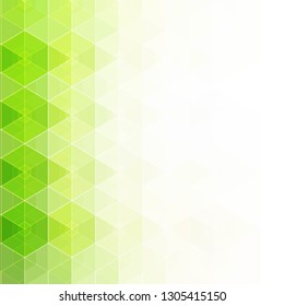 abstract vector illustration. green wave 