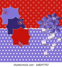 Abstract vector illustration of  greeting card 