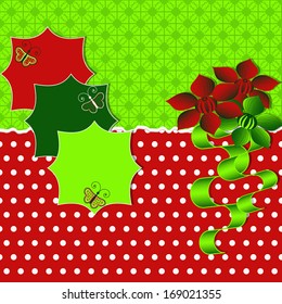 Abstract vector illustration of  greeting card 