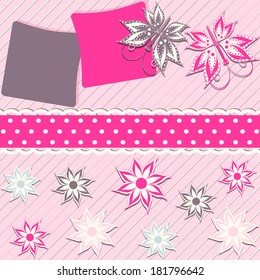 Abstract vector illustration greeting card
