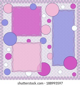 Abstract vector illustration of a greeting card holiday greeting gift