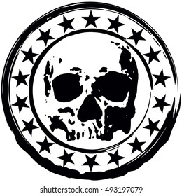 7,802 Skull and star sign vector Images, Stock Photos & Vectors ...