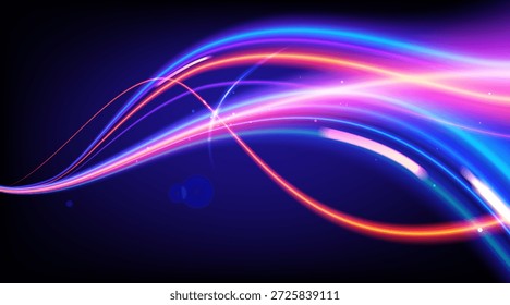 Ilustración vectorial Abstractas senderos