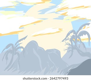 imagem de ilustração vetorial abstrata é muito único e bonito