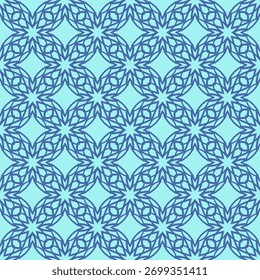 Ilustração vetorial abstrata com intrincados padrões geométricos. Para decoração de interiores, indústria têxtil, indústria gráfica.