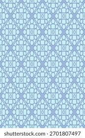 Ilustração vetorial abstrata com intrincados padrões geométricos. Para decoração de interiores, indústria têxtil, indústria gráfica.