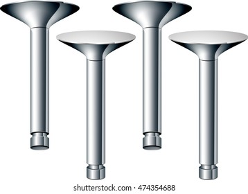 abstract vector illustration isolated eps 10 / engine valve