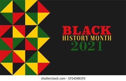 An abstract vector illustration of Kente cloth design for Black history Month celebrated annually in February in United States of America and Canada and in October by Great Britain