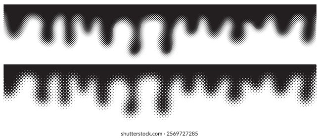 abstract vector illustration like melting 