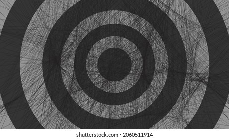 eine abstrakte Vektorgrafik mit abstrakten Linien in einem schwarz-grauen Farbverlauf