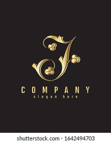 Abstract vector illustration of logo letter I