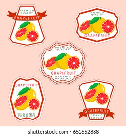 Abstract vector illustration logo for whole ripe fruit orange grapefruit,citrus cut sliced, background.Grapefruit pattern consisting of label peel fruits,icon sweet food.Eat fresh oranges grapefruits.