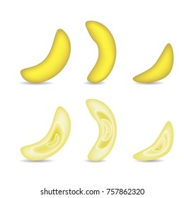 Abstract vector illustration logo whole ripe brown cashew nut, cut sliced, product hazel background. Nut Cashew pattern consisting of tag label, food peeled half nutlet, nutshell. Eating cashews nuts.