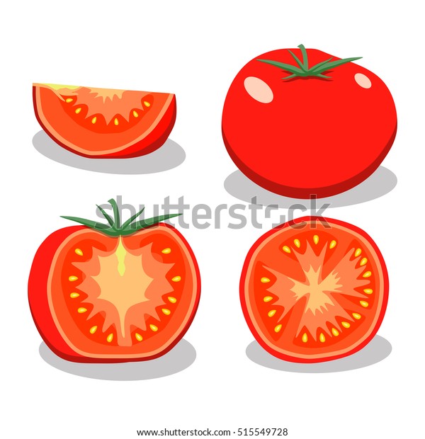 Vector De Stock Libre De Regalias Sobre Dibujo Vector Abstracto Logotipo Tomate Rojo515549728