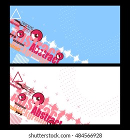 abstract vector illustration music sound grunge loudspeakers