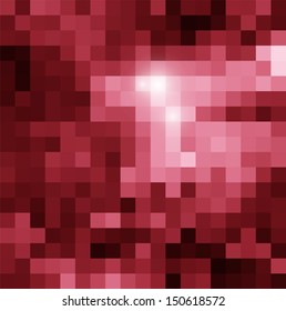 Abstract vector illustration on red background